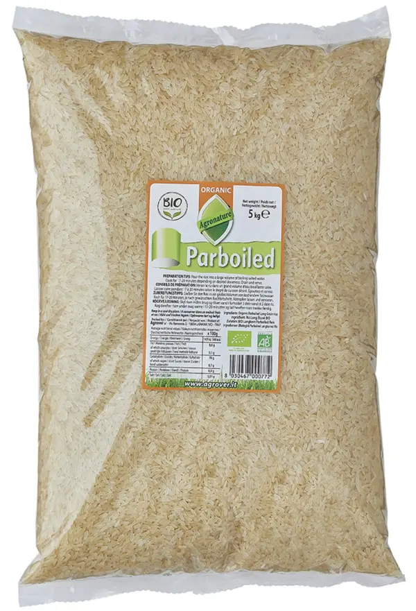 5kg Økologiske Parboiled ris