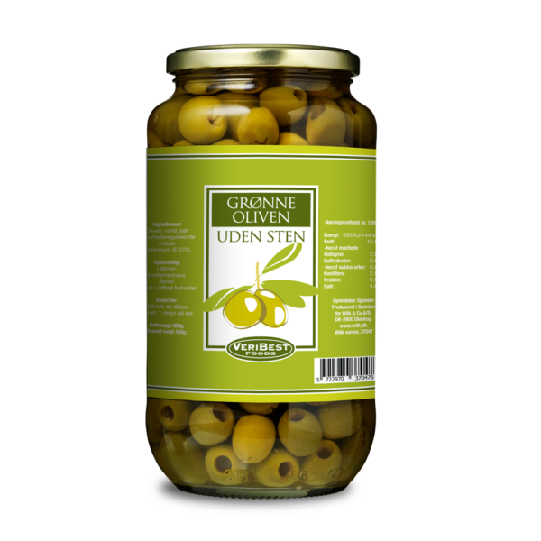 935g Oliven grønne uden sten