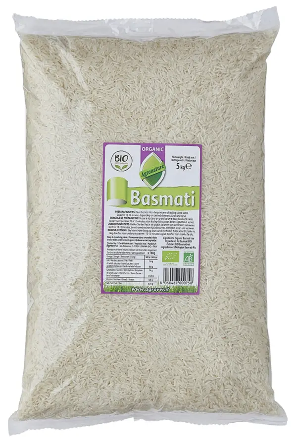 5kg Økologisk basmatiris