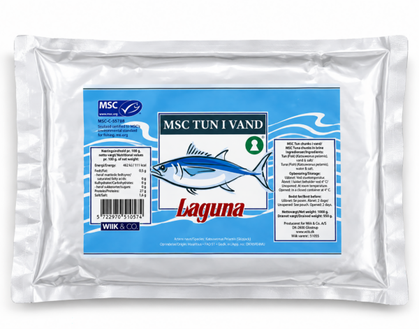 1kg MSC Tun i vand pose