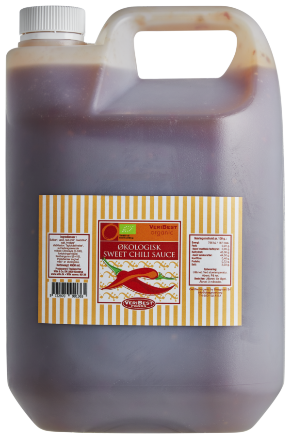 4,5L Økologisk sweet chilisauce