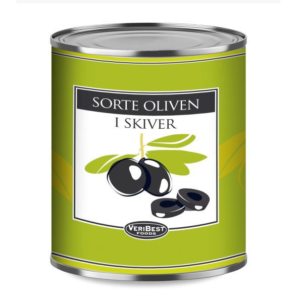 3kg Oliven sorte i skiver