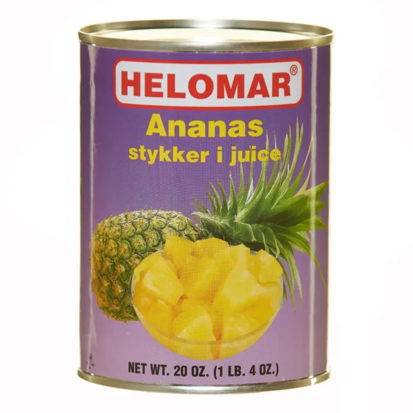 565g Ananas i stykker i juice