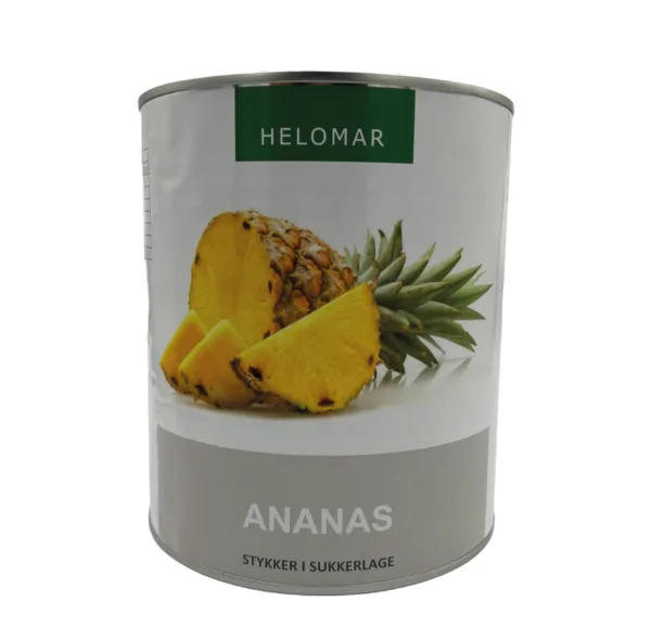 3kg Ananasstykker i sukkerlage