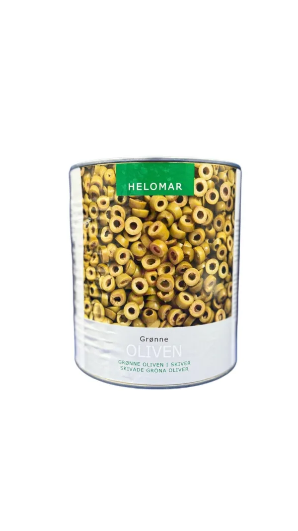 3kg Oliven grønne i skiver