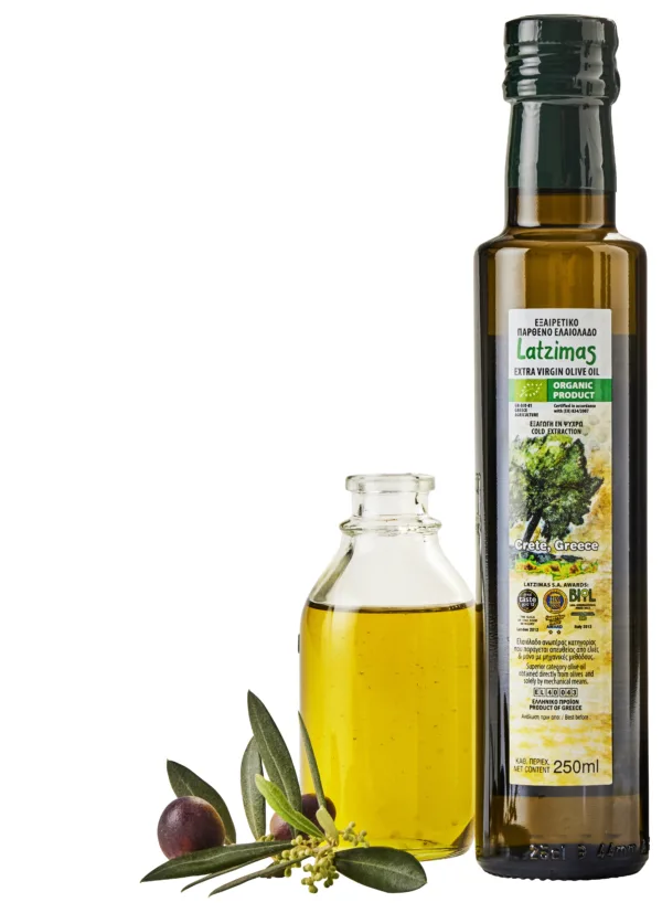250ml Økologisk ekstra jomfru olivenolie