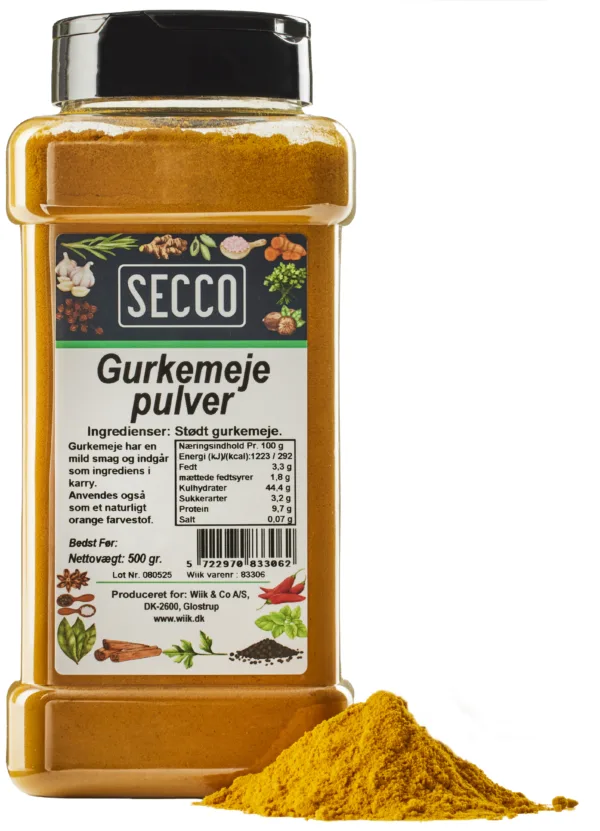 500g Gurkemejepulver