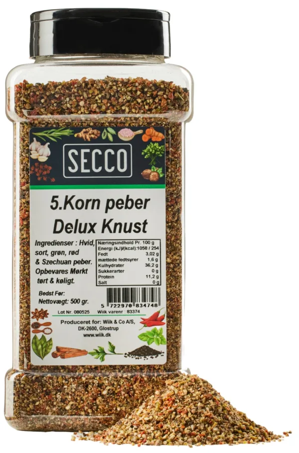 500g 5-korns pebermix knust