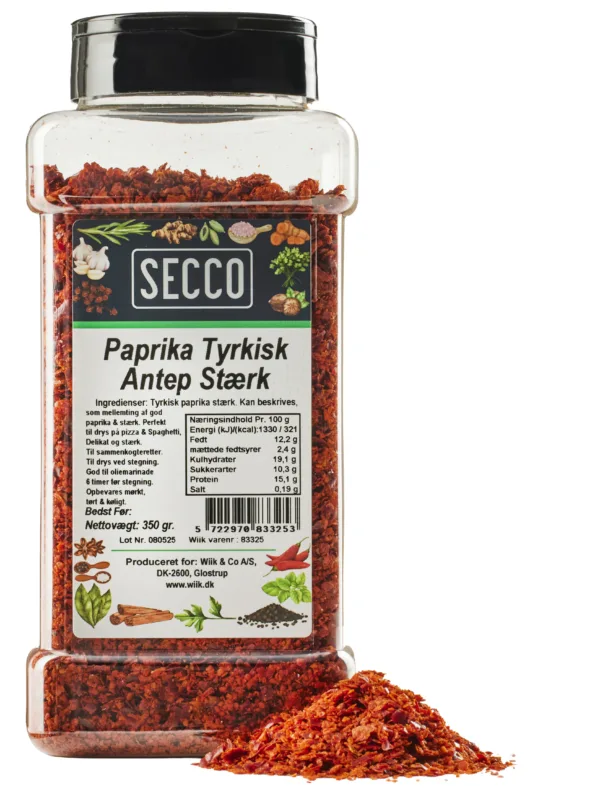 350g Paprika tyrkisk stærk