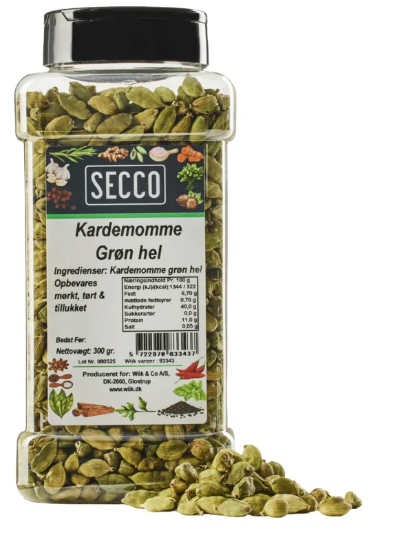 300g Kardemomme grøn hel