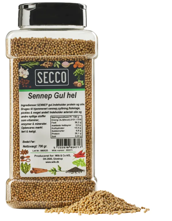 700g Sennepsfrø gule