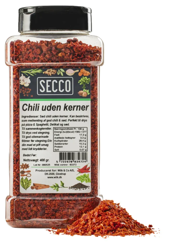 400g Chili uden kerner