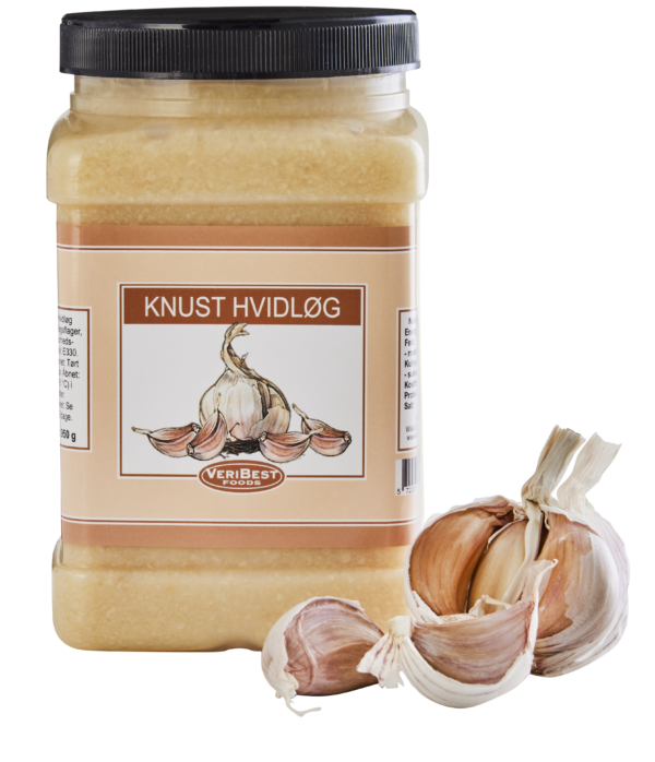 950g Knust hvidløg