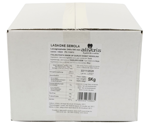 5kg Pasta lasagne GN