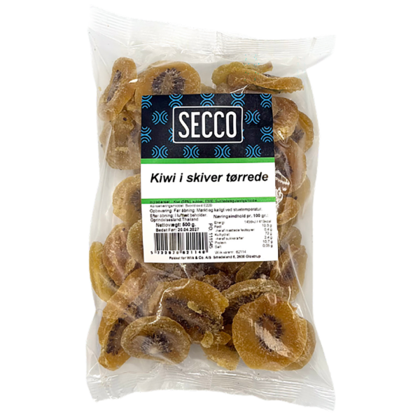 500g Kiwi i skiver tørrede