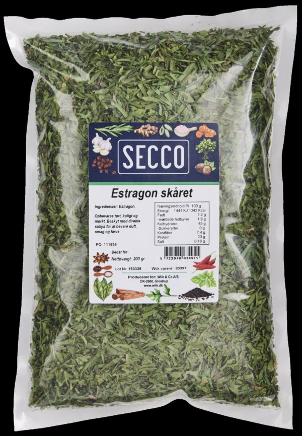 Estragon skåret Secco 200g