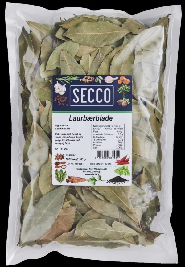 Laurbærblade Secco 100g