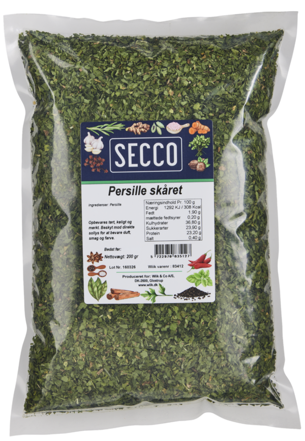 Persille skåret 8xSecco 200g (Kasse - 8 stk)
